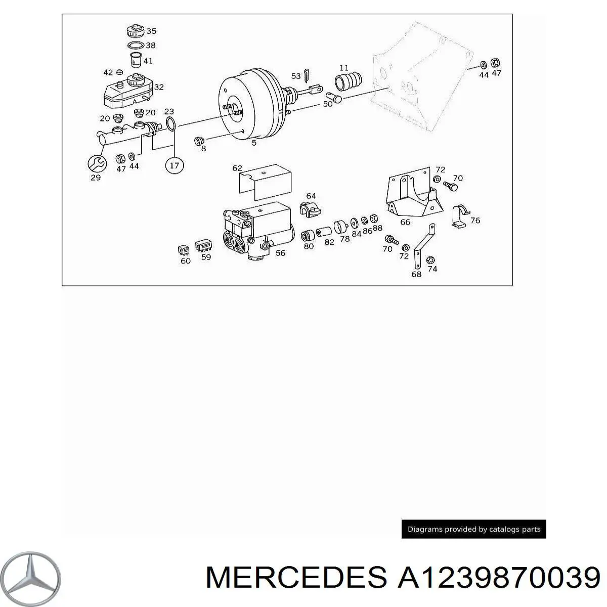  Mercedes A1239870039 ціна, від 2.44 USD