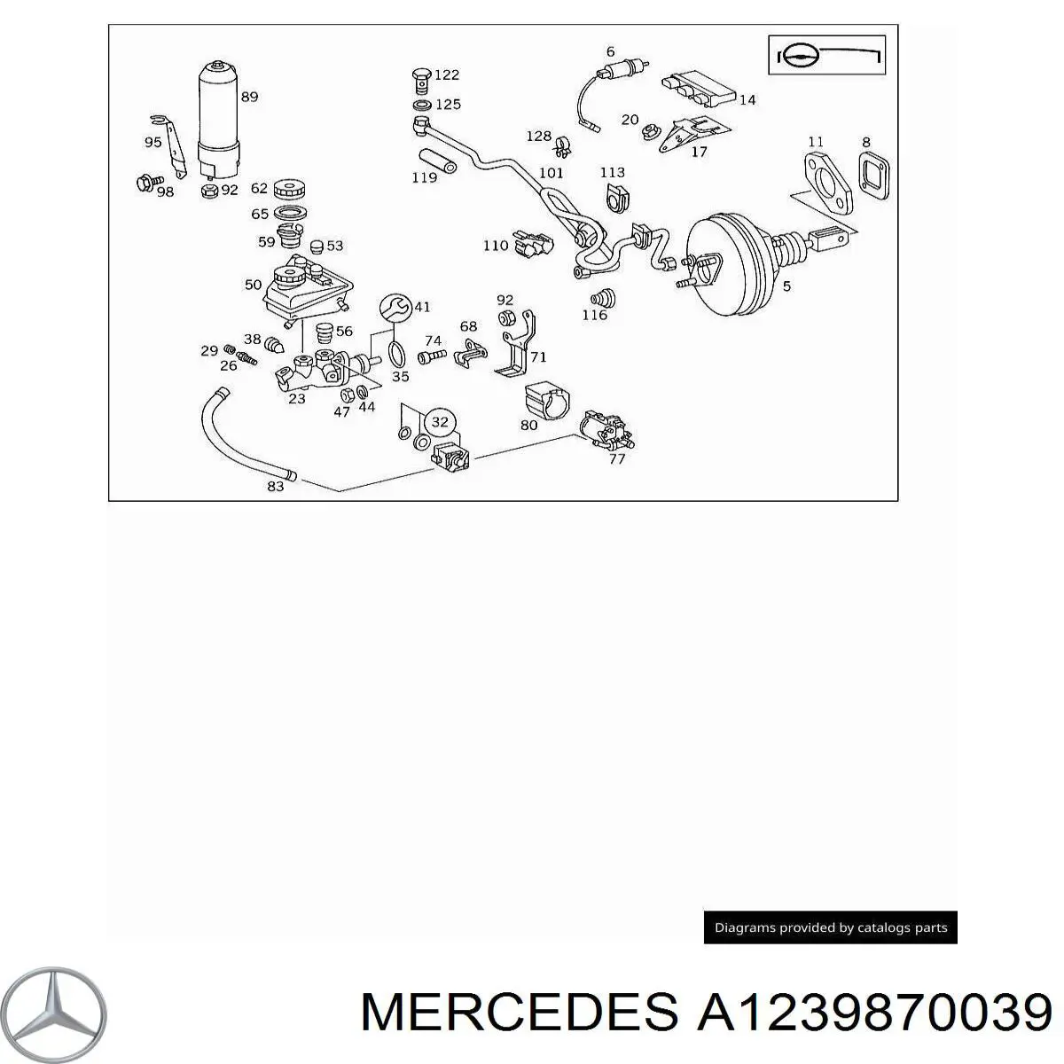 Купити A1239870039 Mercedes 