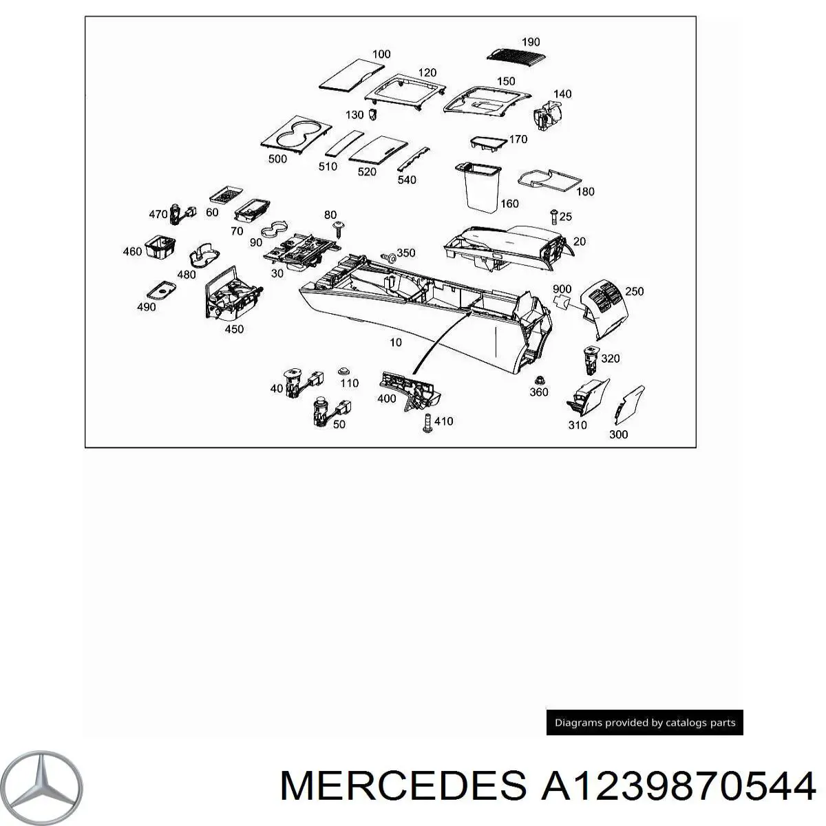 A1239870544 Mercedes Кришка бачка омивача