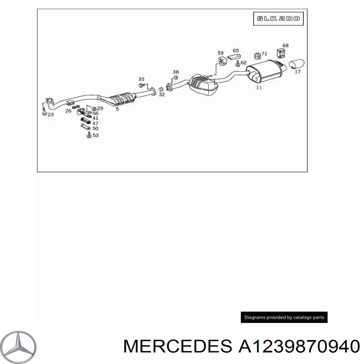Купити A1239870940 Mercedes 