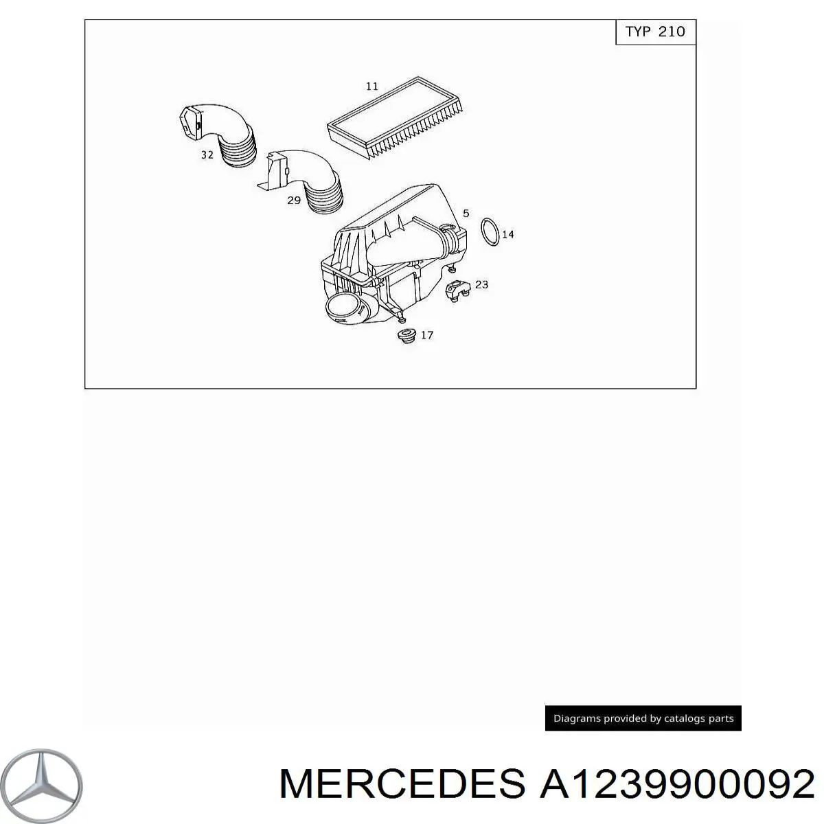  Mercedes A1239900092