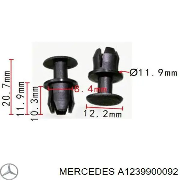  Mercedes A1239900092 ціна, від 0.56 USD