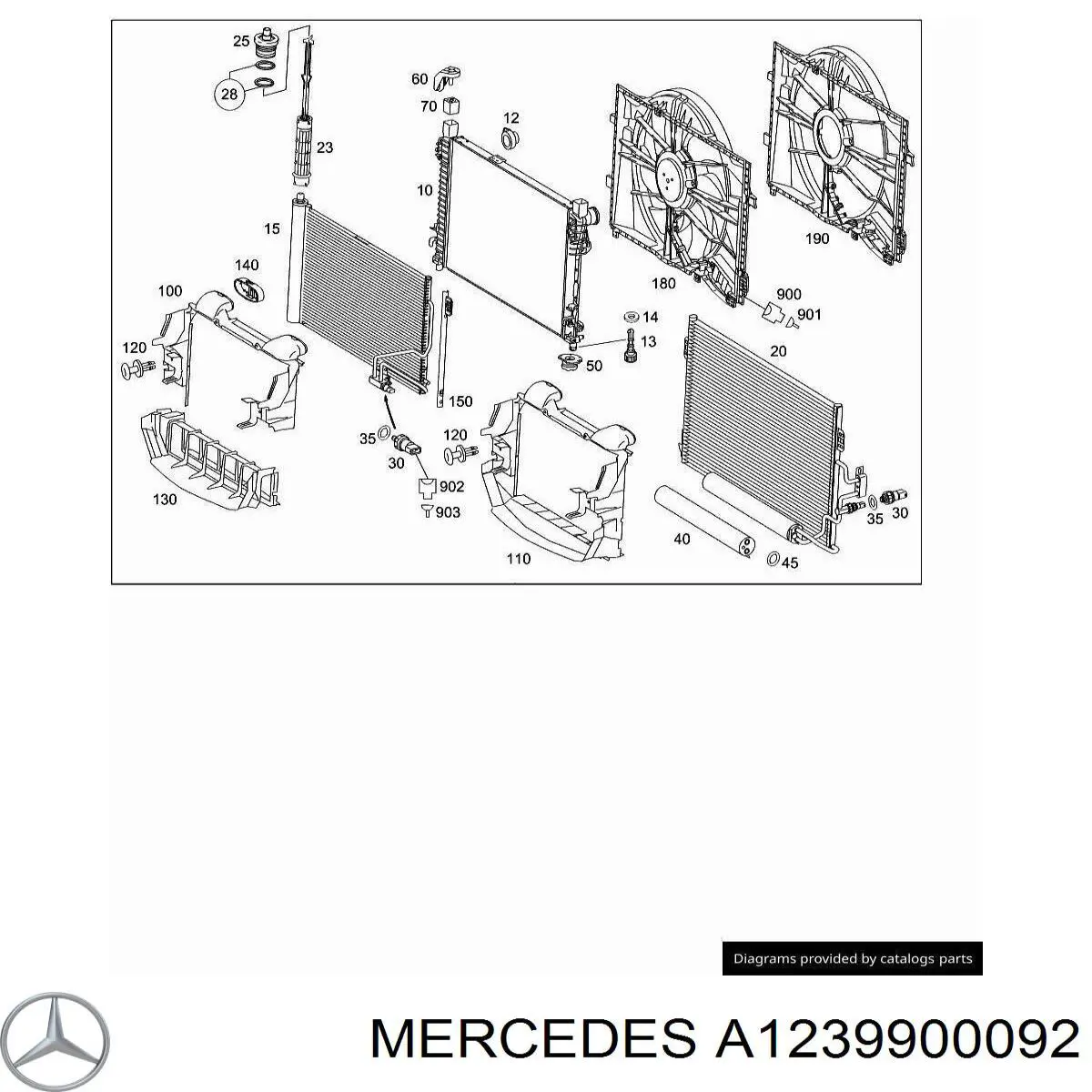 Купити A1239900092 Mercedes 