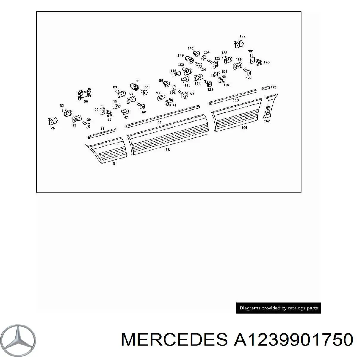  A1239901750 Mercedes