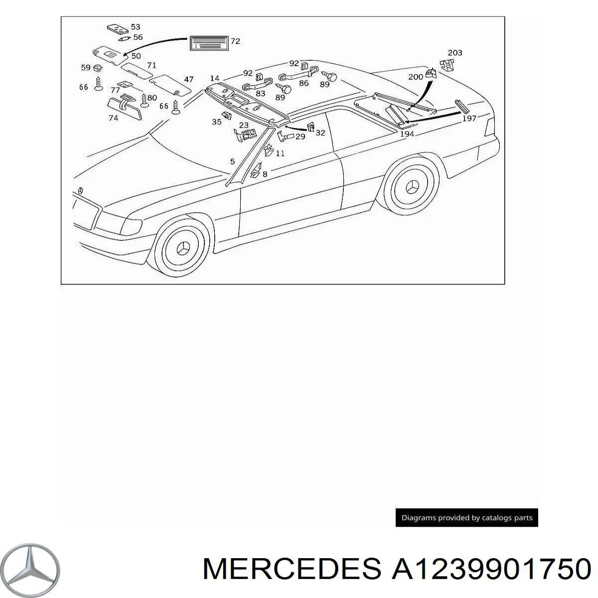 A1239901750 Mercedes 