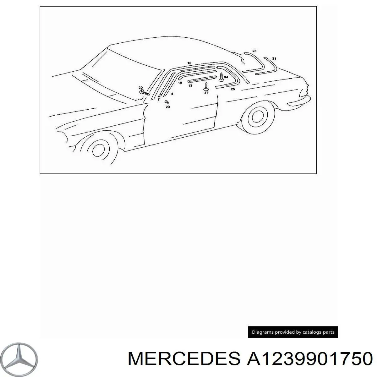  Mercedes A1239901750 ціна, від 0.32 USD