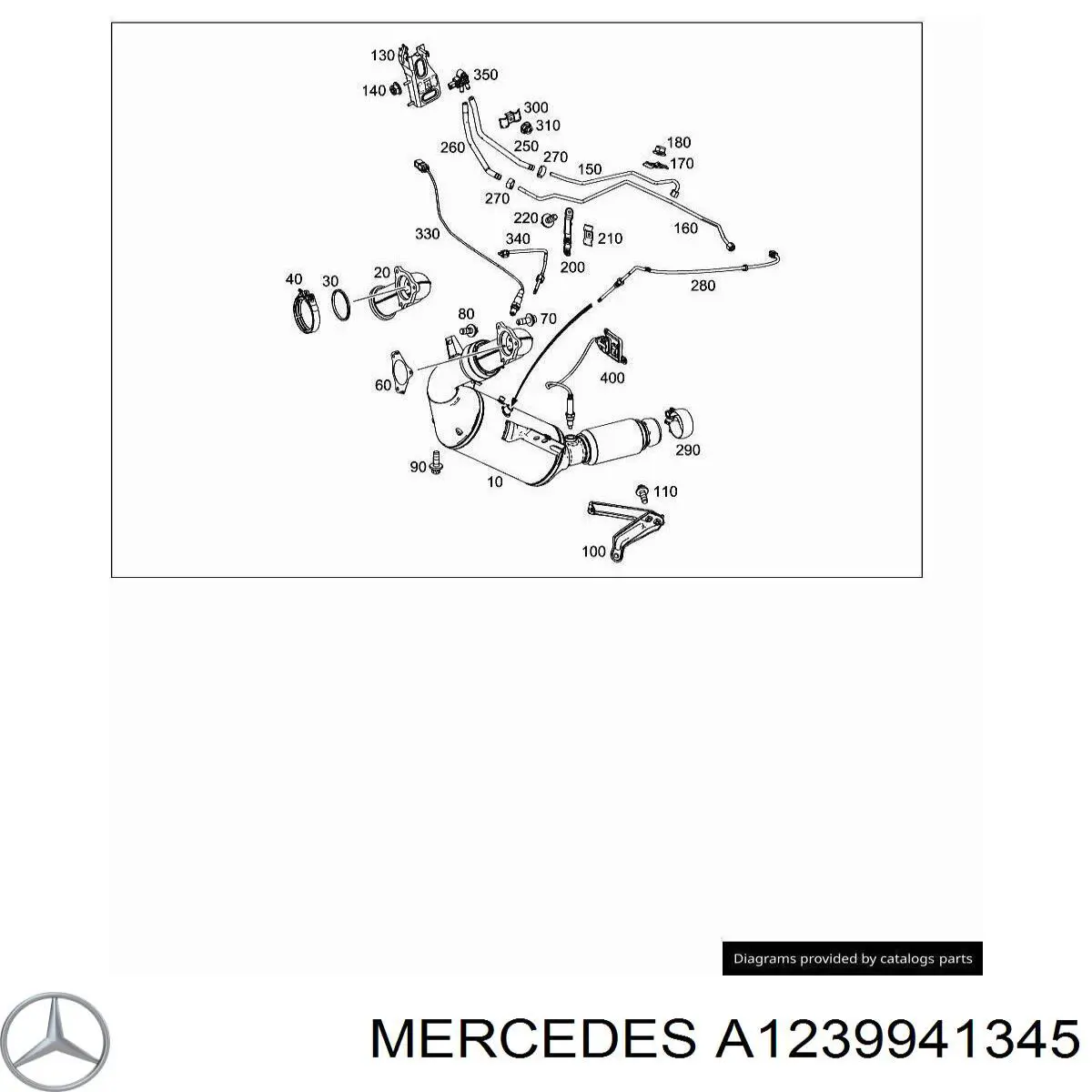 Шайба захисна A1239941345 Mercedes