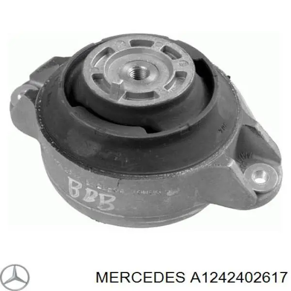 A1242402617 Mercedes подушка (опора двигуна, ліва)