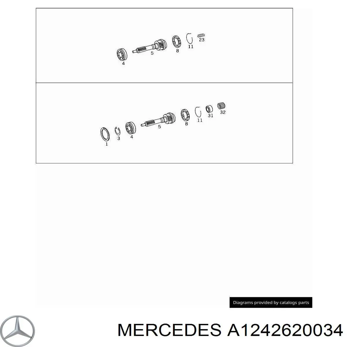Кільце синхронізатора Mercedes A1232620034 ціна, від 23.70 USD