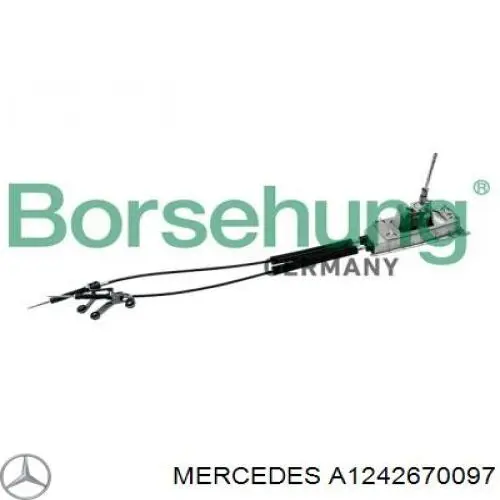 A1242670097 Mercedes чохол на важіль перемикання