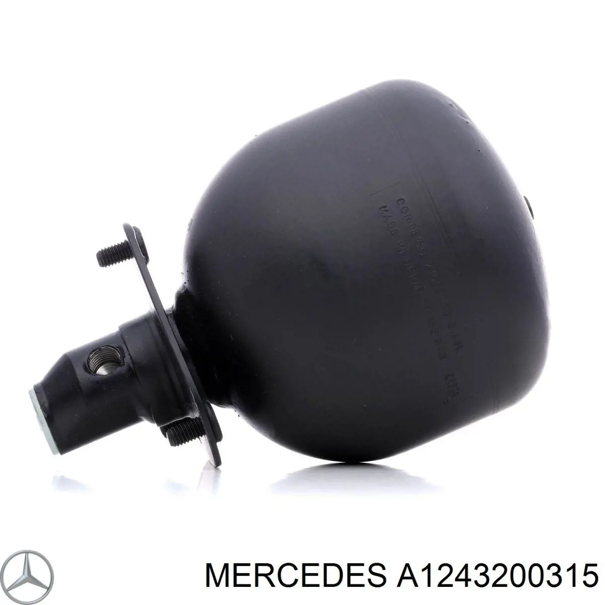 Гідроакумулятор системи амортизації, задній Mercedes A1243200315 ціна, від 113.91 USD