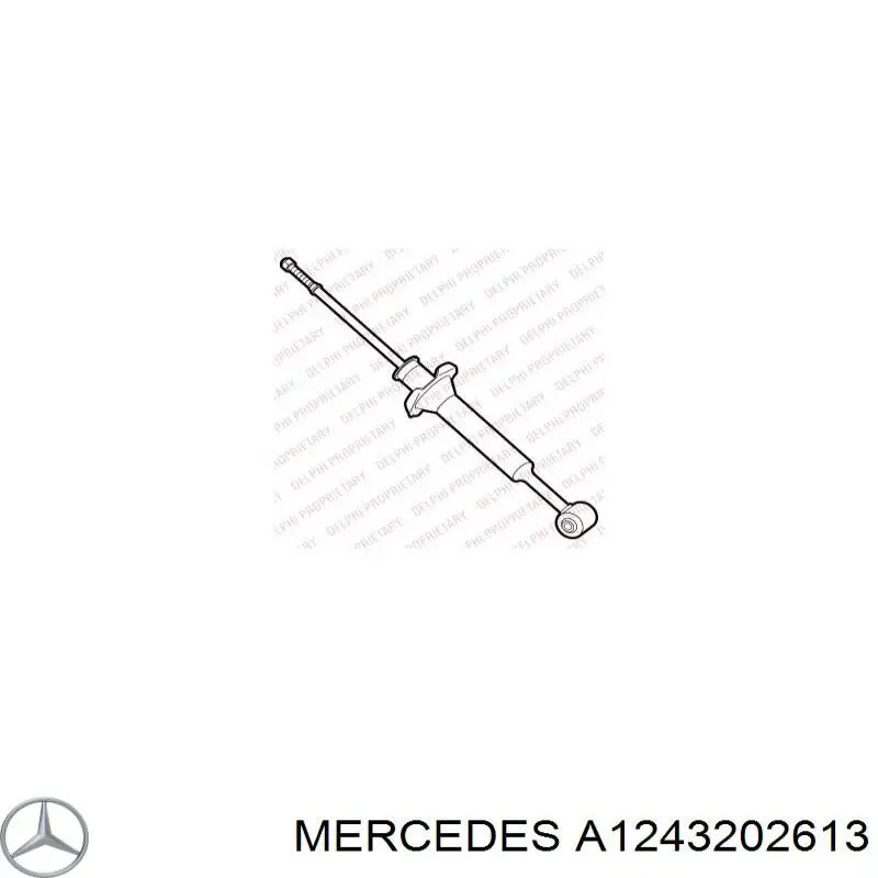 Купити A1243203113 Mercedes Стійка амортизатора задня