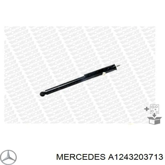 Амортизатор задній Mercedes A1243203713 ціна, від  