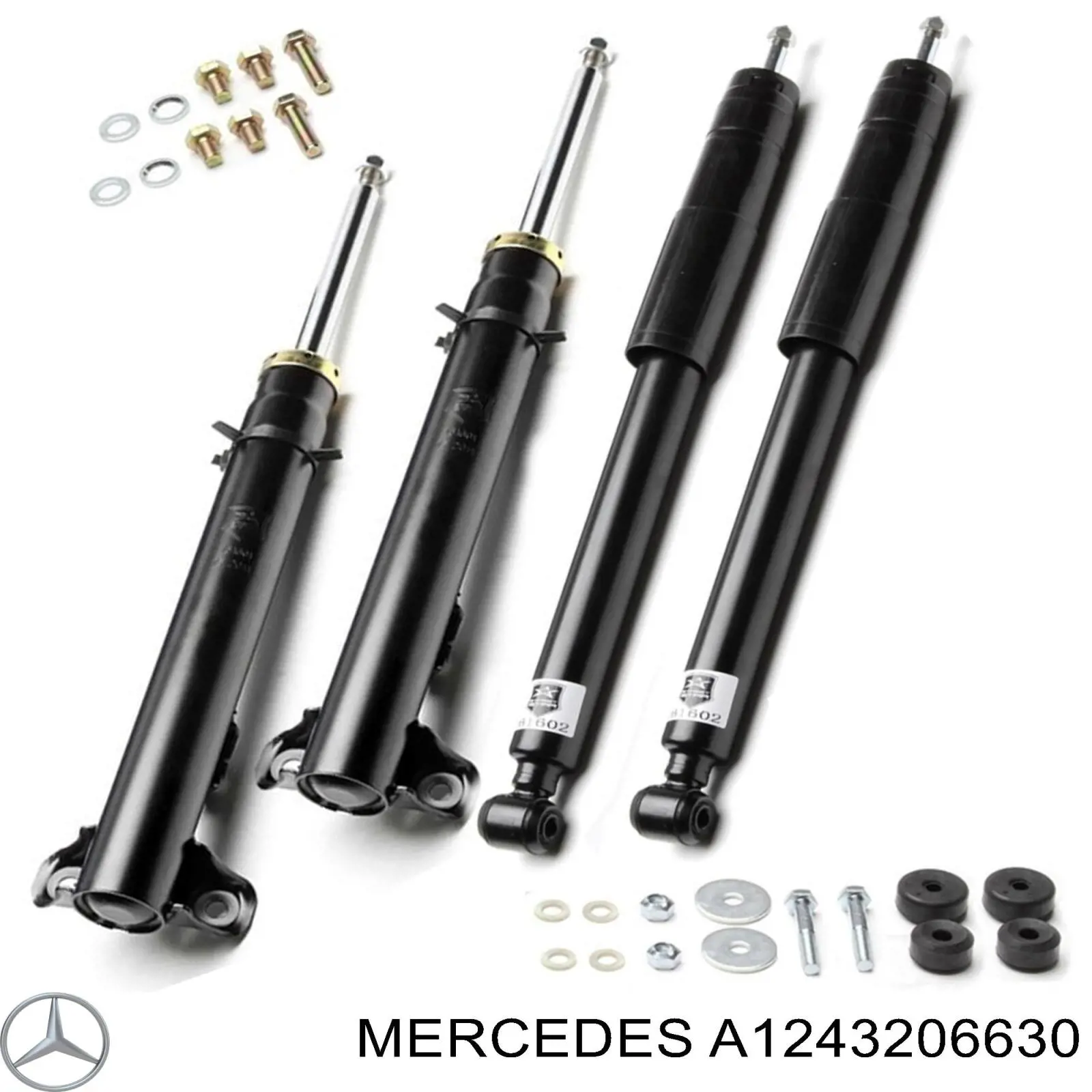 Амортизатор передній A1243206630 Mercedes