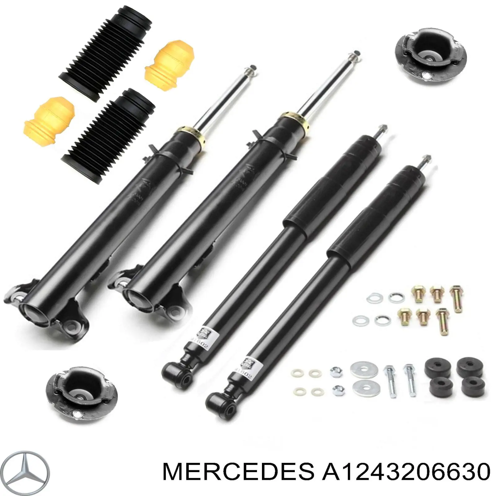 Стойка амортизатора передняя Mercedes A1243206630 ціна, від 39.56 USD