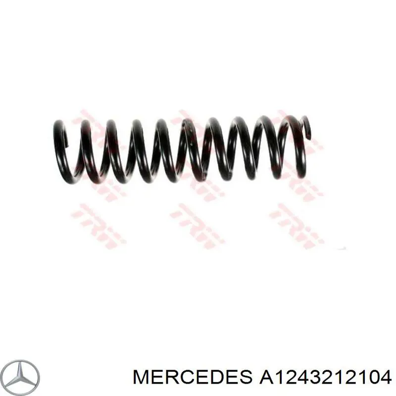 Купити A1243212104 Mercedes Гвинтова пружина підвіска