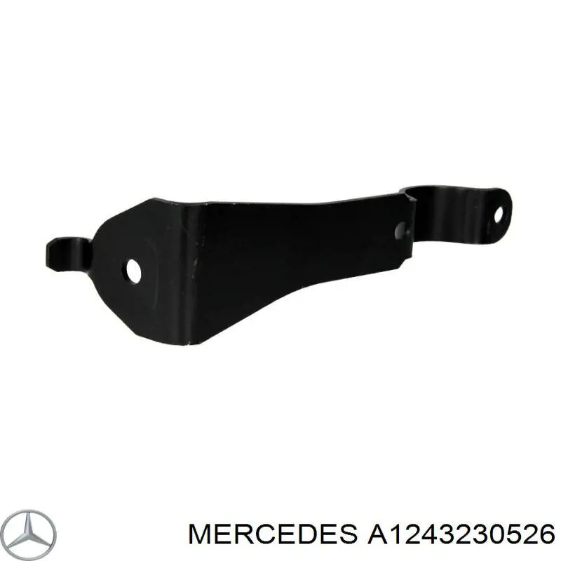 Хомут кріплення втулки стабілізатора, переднього Mercedes A1243230526 ціна, від 4.14 USD