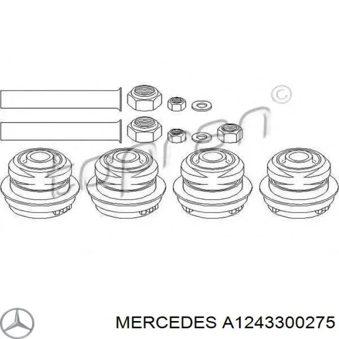 Купити A1243300275 Mercedes Сайлентблок передньої підвіски