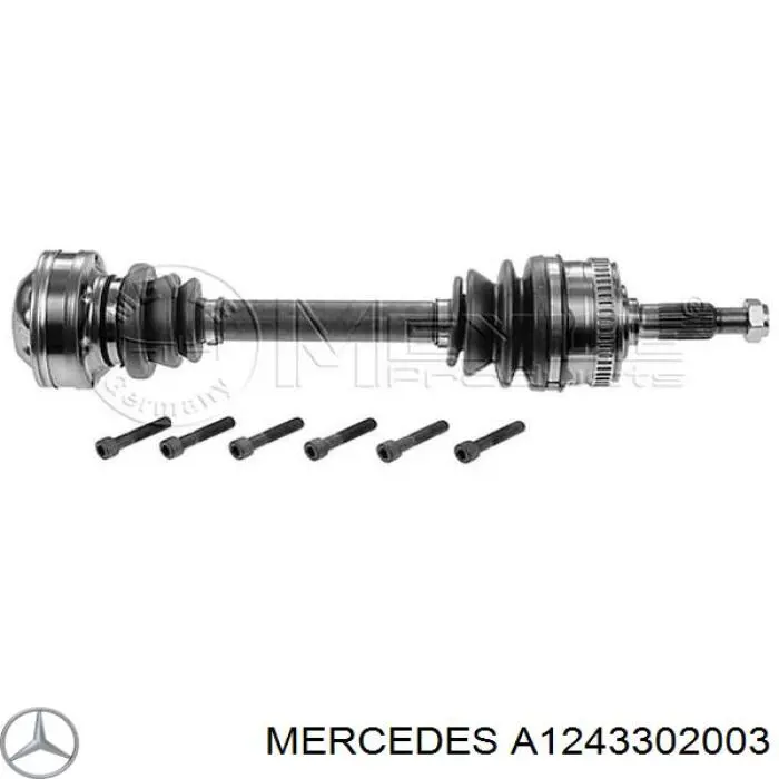 Тяга рульова в зборі, ліва A1243302003 Mercedes