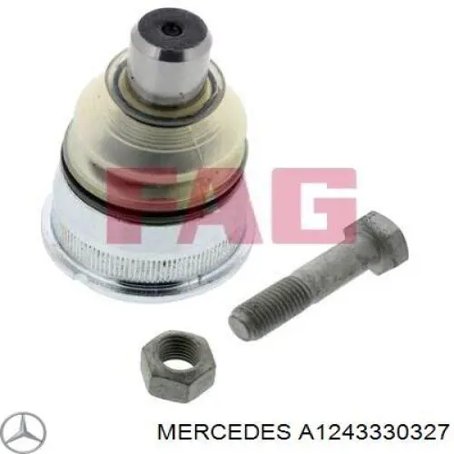 Кульова опора, нижня Mercedes A1243330327 ціна, від 9.21 USD