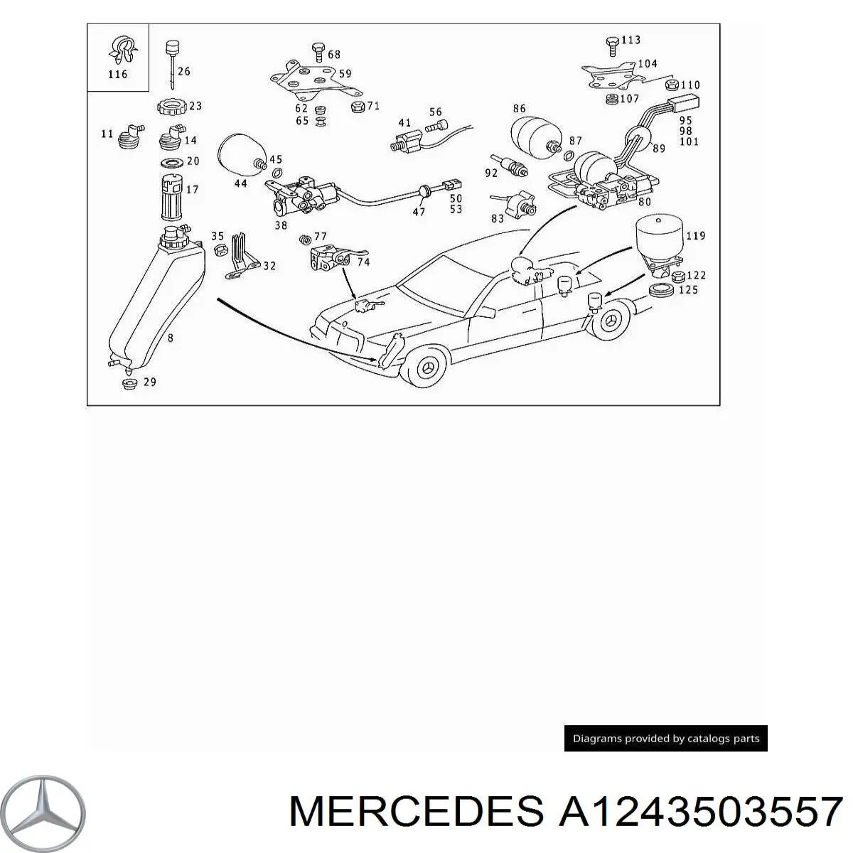 A1243503557 Mercedes 