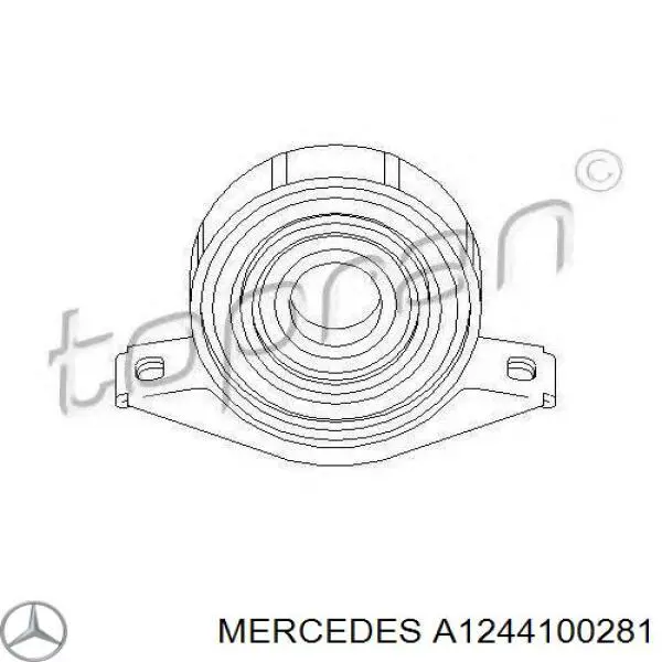 Муфта підвісної підшипника A1244100281 Mercedes