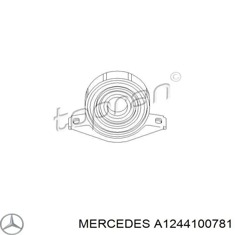 Муфта підвісної підшипника Mercedes A1244100781 ціна, від 22.51 USD
