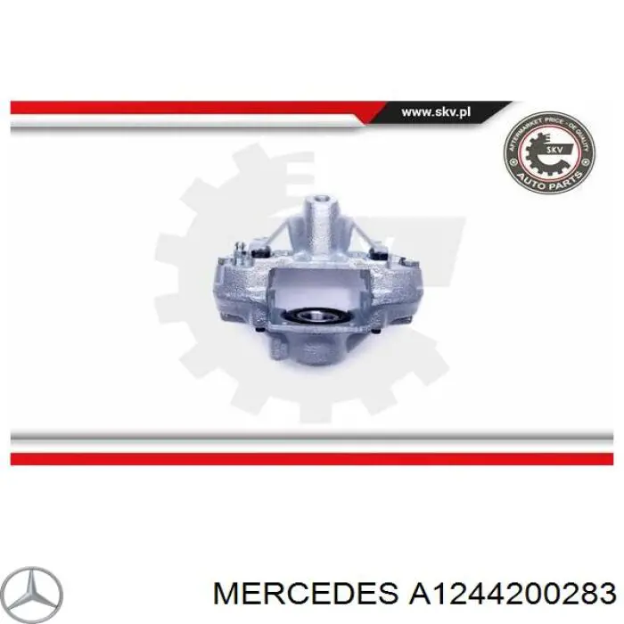 Задній гальмівний супорт лівий Mercedes A1244200283