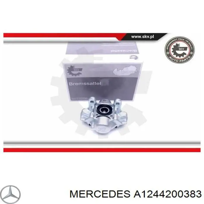A1244200383 Mercedes Супорт гальмівний задній правий