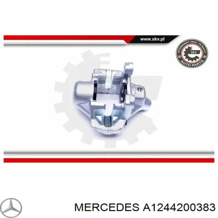 Купити A1244200383 Mercedes Супорт задній правий