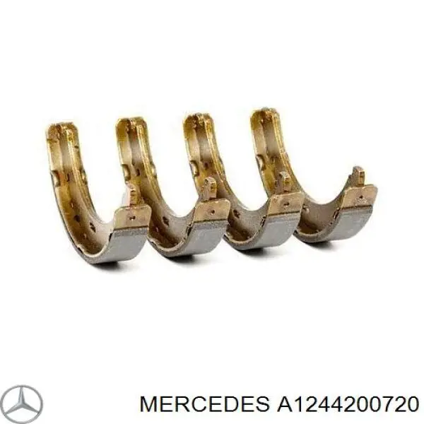 Купити A1244200720 Mercedes Гальмівні колодки гальма стоянки