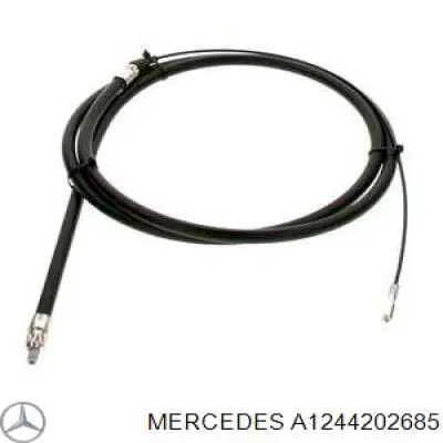 Трос стоянкового гальма передній Mercedes A1244202685 ціна, від 11.60 USD