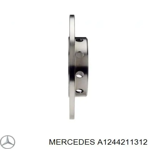 Гальмівні диски передні A1244211312 Mercedes