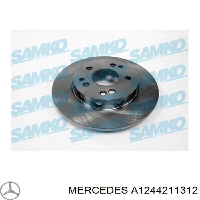 A1244211312 Mercedes Гальмо дискове переднє