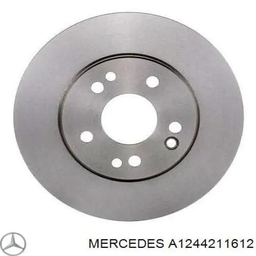 A1244211612 Mercedes диск гальмівний передній