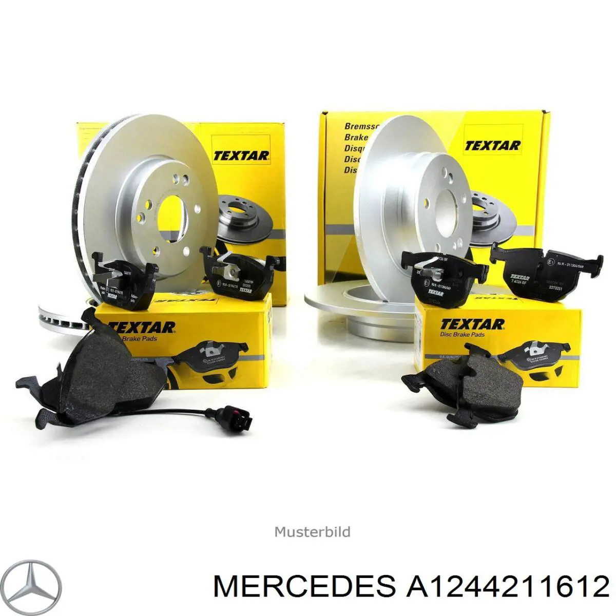 Купити A1244211612 Mercedes Ротор гальмівний