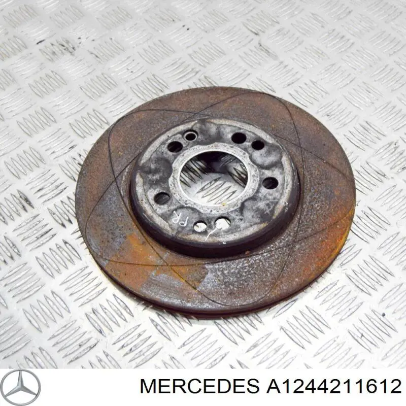 Диск переднього гальма Mercedes A1244211612 ціна, від 39.07 USD