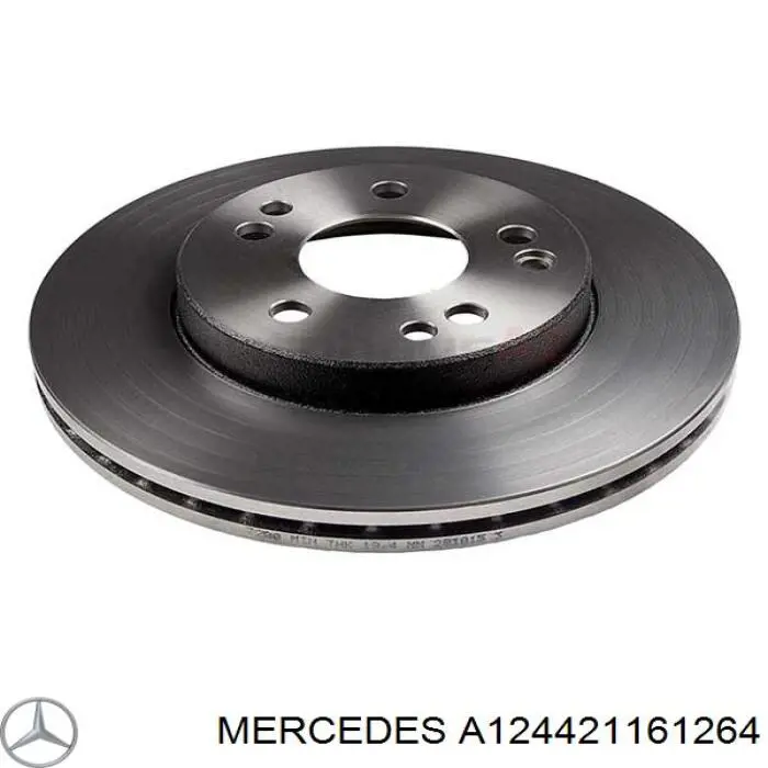 A124421161264 Mercedes диск гальмівний передній
