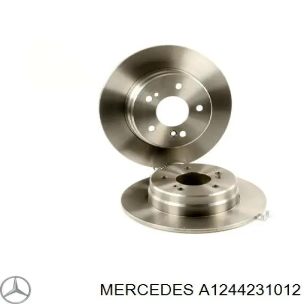 Купити A1244231012 Mercedes Диск заднього гальма