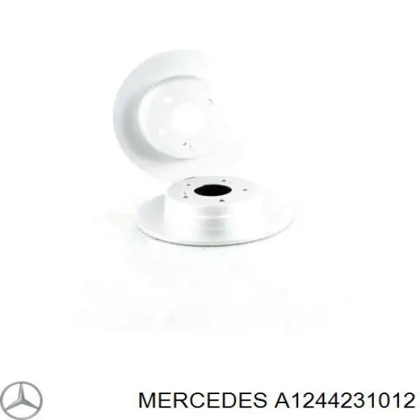 Гальмівні диски A1244231012 Mercedes