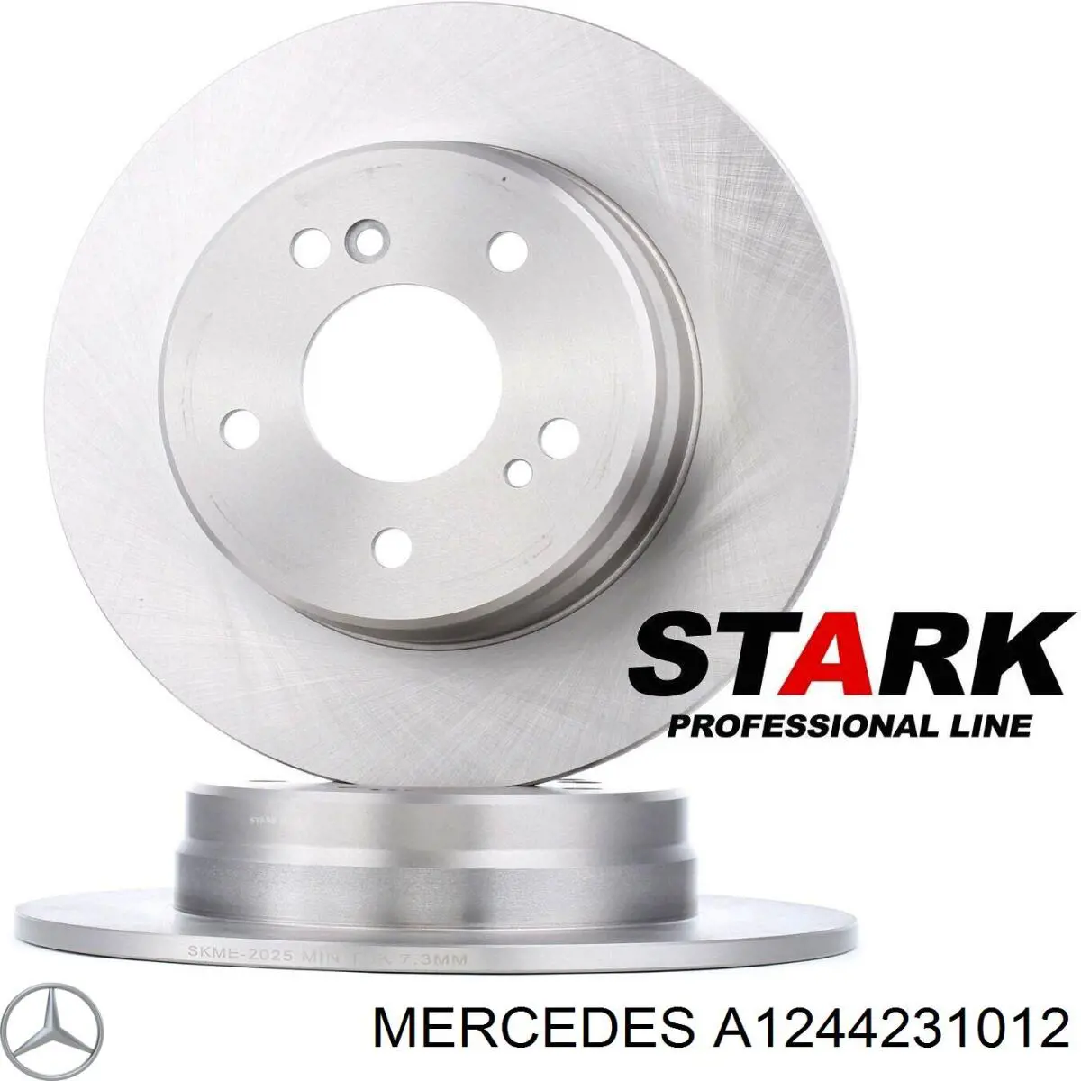 Задні дискові гальма Mercedes A1244231012 ціна, від 25.94 USD