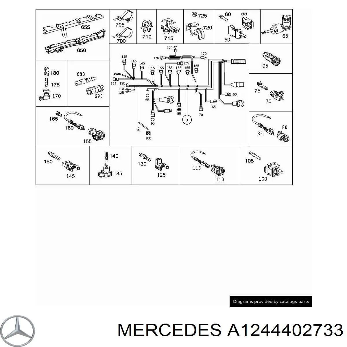A1244402733 Mercedes 