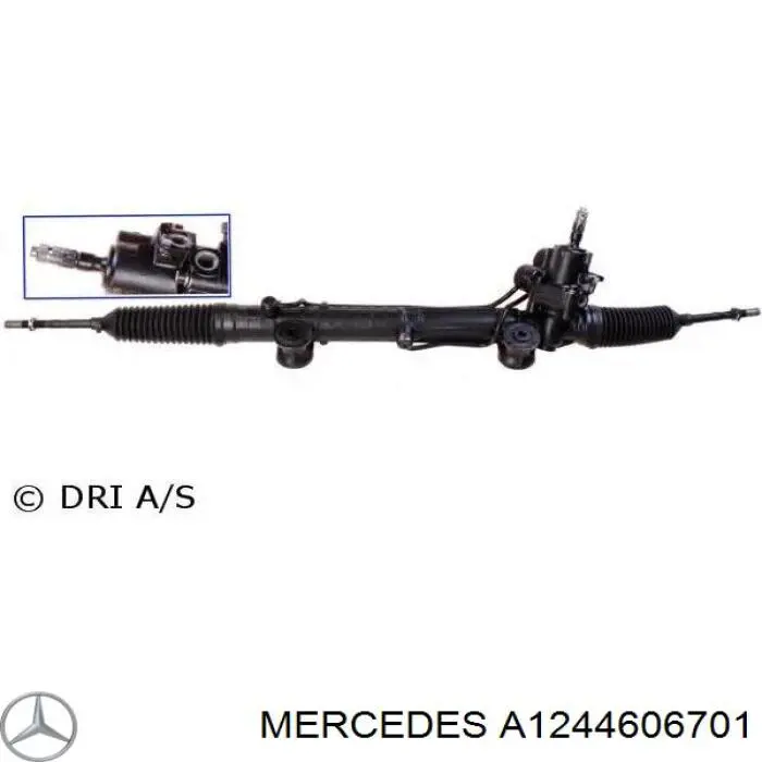 Купити A1244610405 Mercedes Механізм рульового управління