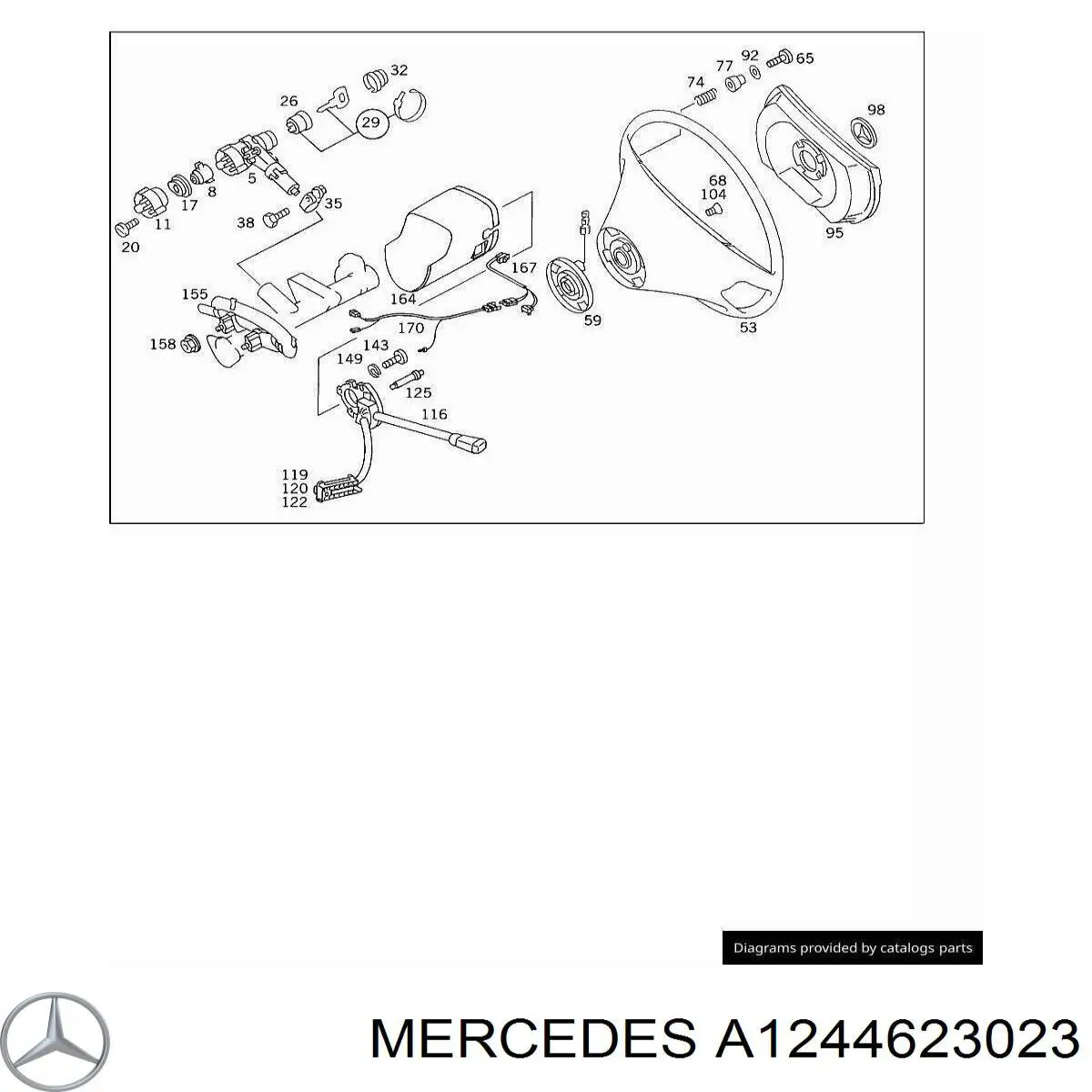 A1244623023 Mercedes 