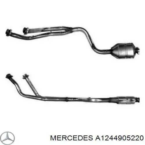 Купити Каталізатор Mercedes E  S124