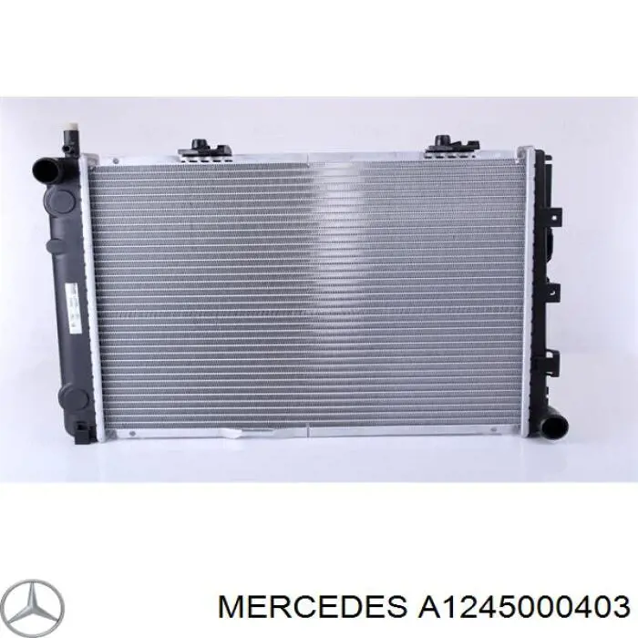 A1245000403 Mercedes Радіатор охолодження двигуна