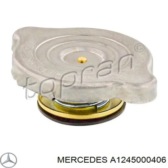 Кришка бачка радіатора Mercedes A1245000406 ціна, від 7.17 USD