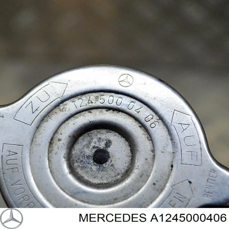 A1245000406 Mercedes кришка/пробка радіатора