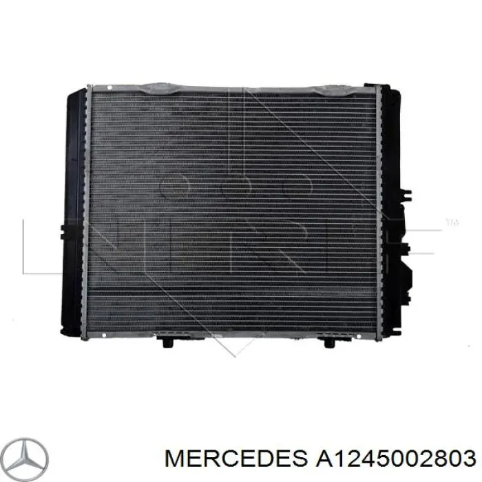 Радіатор основний Mercedes A1245002803 ціна, від 97.17 USD
