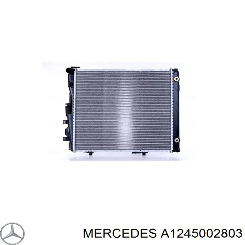 A1245002803 Mercedes Радіатор охолодження двигуна
